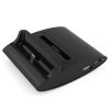 3 in 1 Battery Charger + OTG + Micro USB Charging Dock Base for Samsung i9300 Black Color