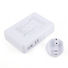 6 USB Port Wall Charger with US Standard plug for iPhone Samsung