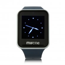 MIFone W15 2.5D Sapphire Glass Smart Bluetooth Watch 1.5" Screen TPSiV Safe Strap Blue