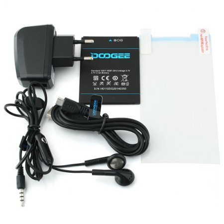 DOOGEE TURBO DG2014 Smartphone MTK6582 Quad Core 5.0 Inch IPS OGS Screen 3G Black