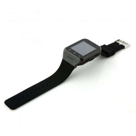 ZGPAX S8 Watch Phone Android 4.4 MTK6572W Dual Core 1.54 Inch 3G 512MB 8GB GPS Black