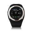 ZGPAX MQ998 Watch Phone Quad Band Single SIM Card 1.5 Inch Bluetooth FM Camera Black