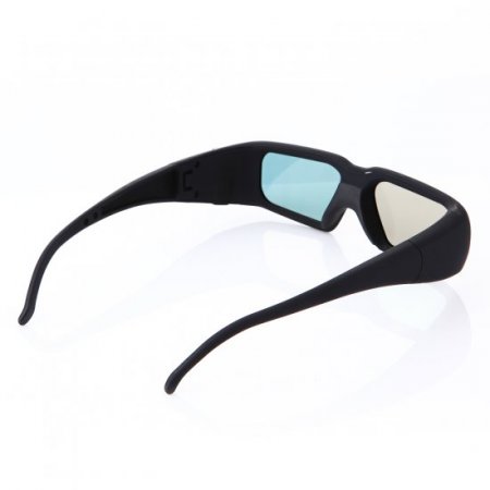 SG08-DLP 3D Active Shutter Glasses LCD Lens 96-144Hz for DLP-Link 3D Projector Black