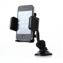 360° Rotating Universal Phone Holder for Mobile GPS Pad MP4 Black