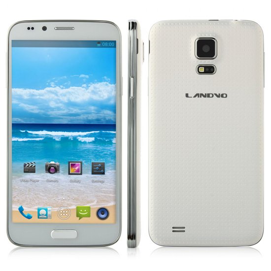 LANDVO L900 Smartphone Android 4.2 MTK6582 5.0 Inch 1GB 4GB Gesture Sensing White