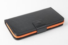 Protective PU Leather Flip Case for Cubot S222 Smartphone Black