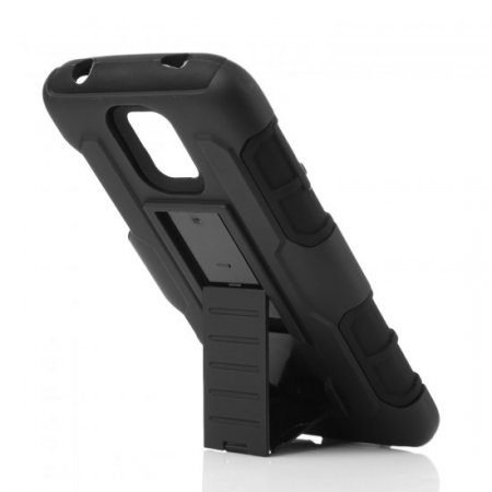 Cool Armour Pattern Shockproof Protective Stand Phone Case For Samsung Galaxy S5