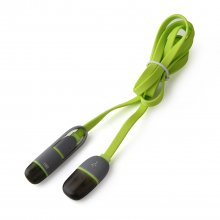 2 in 1 USB Cable Data Transmit and Charging Cable for iPhone & Android Green