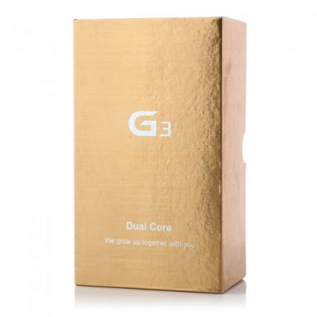 G3+ Smartphone Android 4.2 MTK6572W Dual Core 5.0 Inch 3G Smart Wake Up Golden
