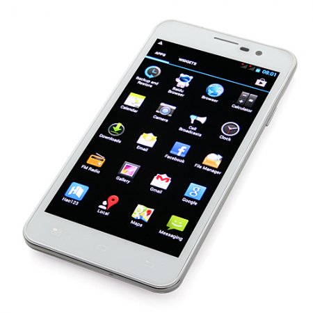 F6770 Smartphone Android 4.2 MTK6589 Quad Core 1G 4G 5.0 Inch HD Screen 13.0MP Camera- White