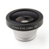H8002 Clip Fish Eye Lens Detachable Lens for Mobile Phone Tablet PC