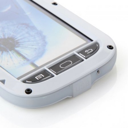 LOVE MEI Shockproof Waterproof Rugged Gorilla Metal Case For Samsung Galaxy S3 White