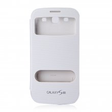 Protective Flip Cover For GALAXYS III Smartphone White