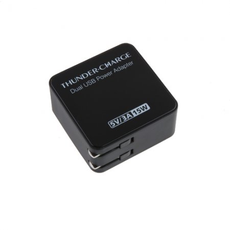 Universal 3A/5V Dual USB Power Adapter