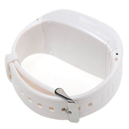 AK11 Watch Phone Single SIM Card Camera FM Bluetooth Ebook 1.2 Inch Touch Screen- White