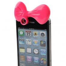 Lovely Butterfly Shaped Self-timer for iPhone4/4s - Red