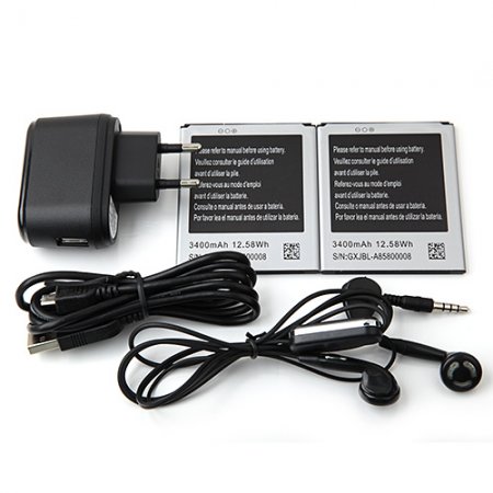 Kingelon N8000 Smartphone Android 4.2 MTK6582 Quad Core 5.5 Inch 3G OTG Black