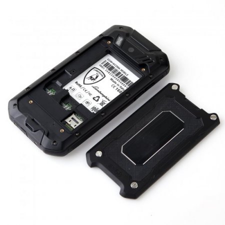 Tengda V12 Smartphone IP68 MTK6589T 4.5 Inch HD IPS Screen Android 4.2 - Black