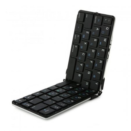 Flyshark iLepo 360 Foldable Metal Ultra-thin Bluetooth Keyboard Remote Camera White