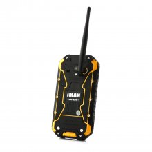 iMAN i6 Walkie Talkie Smartphone IP68 Android 4.4 MTK6592 4.7 Inch 2GB 32GB NFC Yellow