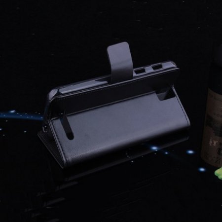 Flip Leather Cover Stand Case for Zopo ZP998 ZP999 Smartphone Black