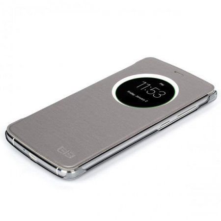 Original S-View Flip Cover Protective Case for Elephone P8000 Smartphone- Grey
