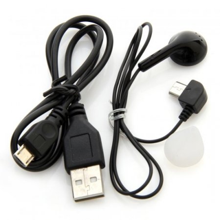 Atongm E1 Wireless Bluetooth 3.0 Earhook Headset Earphone Headphone White