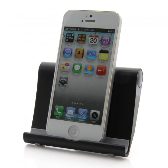 XWJ-5178 Universal Stents for Mobile Phone Tablet PC Rotate 270 degrees Black