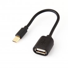 Multifunction OTG Data Change USB Charge Mutual Conductive Cable - Black
