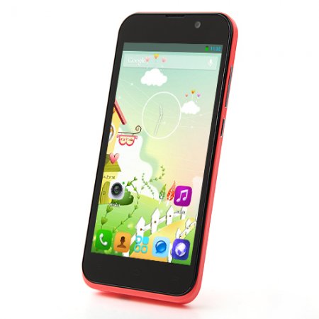 ZOPO ZP700 Cuppy Smartphone MTK6582 Quad Core 1.3GHz Android 4.2 4.7 Inch 3G GPS OTG OTA- Red