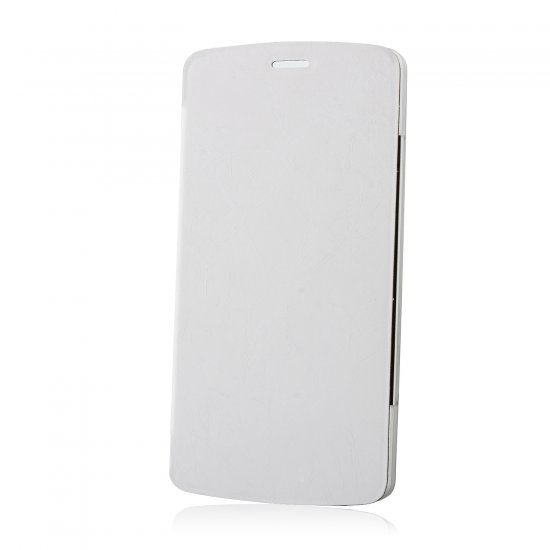 Original Protective Leather Flip Case Cover for iNew V8 Smartphone - white