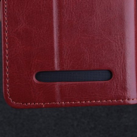 Flip Leather Cover Stand Case for ECOO E02 Pro Shinning Smartphone Brown