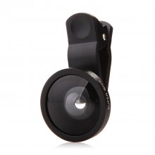 OD-005 Super Wide 0.4X Detachable Lens for Digital Camera & Smartphone Black