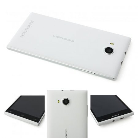 LEAGOO Lead 5 Smartphone Android 4.4 MTK6582 Quad Core 5.0 Inch IPS Screen White