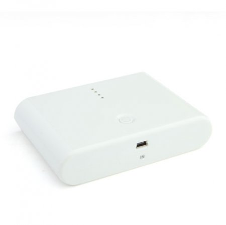 12000mAh Portable Mobile Power Bank White