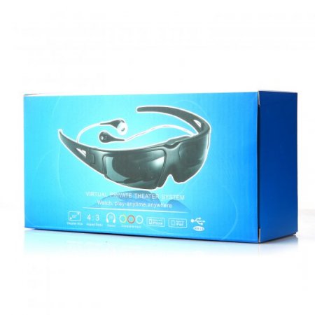 Portable Eyewear 52" Wide Screen Virtual Video Glasses with AV Input for iPad/iPhone