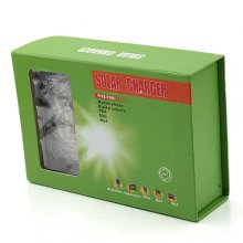 Multi-functional Universal Travel Solar Panel Emergency Charger with Flash Light for Mobile Phone