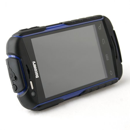 V5 Shockproof Smart Phone Android 2.3 MTK6515 1.0GHz WiFi 3.5 Inch Touch Screen Blue