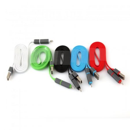 4.7 Inch Two-in-one Portable Data Cable Charge Line Random Color