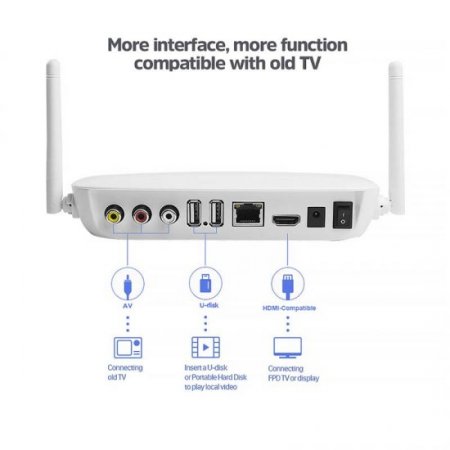 Leadcool Q9 French Arabic IPTV Box Android 9.0 4K Medai Player