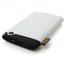 Cager B089 6000mAh Ultra Slim USB Power Bank for Smartphones Tablet PC White
