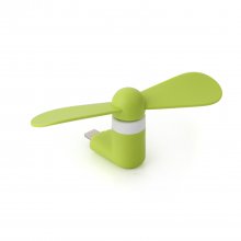 Portable Lightning 8pin Male USB Fans for iPhone 5/ 5S/ 6 Green