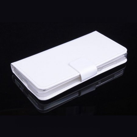 Leather Flip Cover Case Stand GIONEE V183 Smartphone White