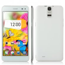 T6S Smartphone Android 4.4 MTK6582 3G NFC Finger Scanner 5.5 Inch HD Screen- White