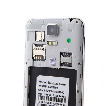 Haipai S5 Smartphone Android 4.4 1GB 4GB MTK6582 5.0 Inch Gesture Sensing OTG 3G White