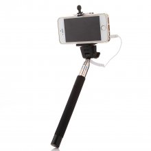 Z07-5 Plus Shutter Cable Self Picture Monopod for iOS and Android Black
