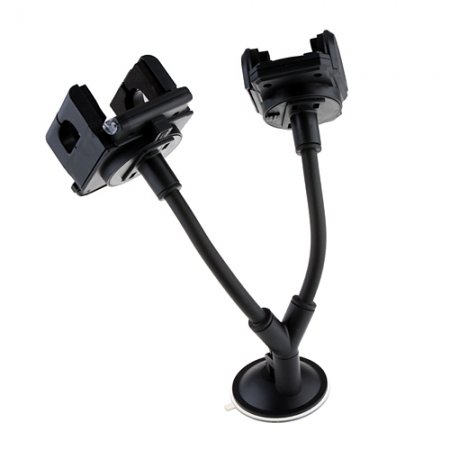 Double Holder Magic Stand with Suction Cup for iPhone/Mobile Phone/MP4/PDA