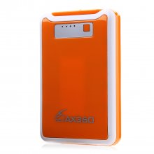 AX360 11000mAh Dual USB Power Bank for iPhone iPad Smartphone Oragne