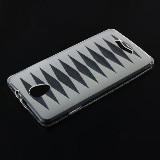 Original Silicone Back Case Back Cover for UHAPPY UP520 Smartphone White