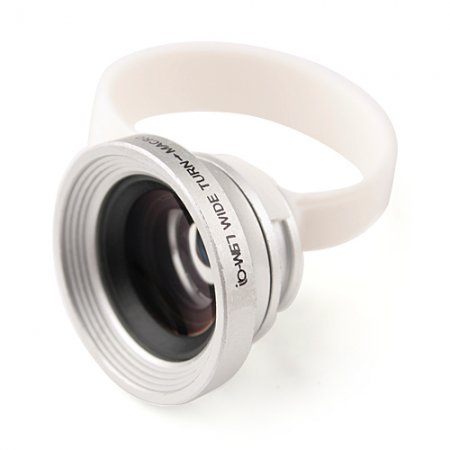 H8001 Detachable Lens for Mobile Phone Tablet PC Clip Wide Macro Lens